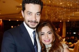 داليا مصطفى وزوجها شريف سلامة