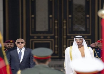 الرئيس الموريتاني ومحمد بن زايد