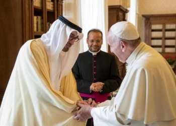 محمد بن زايد والبابا فرنسيس