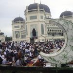 صلاة عيد الأضحى في مسجد ميدان، إندونيسيا 31 يوليو 2020