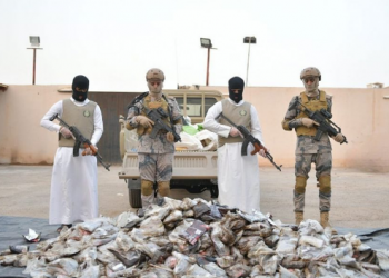 حرس الحدود يُحبط عملية تهريب مخدّرات ضخمة إلى السعودية