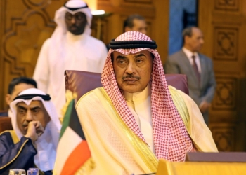 FILE PHOTO: Kuwait's Foreign Minister Sheikh Sabah Al-Khalid Al-Sabah attends the Arab League's foreign ministers meeting to discuss unannounced U.S. blueprint for Israeli-Palestinian peace, in Cairo, Egypt April 21, 2019. REUTERS/Mohamed Abd El Ghany - RC17318E1500/File Photo