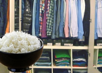 ماذا يحدث عند وضع الأرز بخزانة الملابس؟..ستبهرك النتيجة
