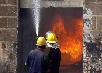 حادثة مأساوية.. حريق ضخم يلتهم 4 أشخاص داخل أحد أفران الخبز في مصر
