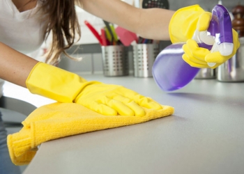 تنظيف رخامة المطبخ