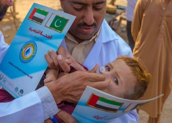 حملة الإمارات للتطعيم تقدم 583 مليون جرعة تطعيم لأطفال باكستان