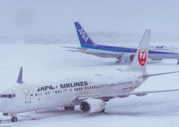 إلغاء أكثر من 60 رحلة جوية محلية في اليابان