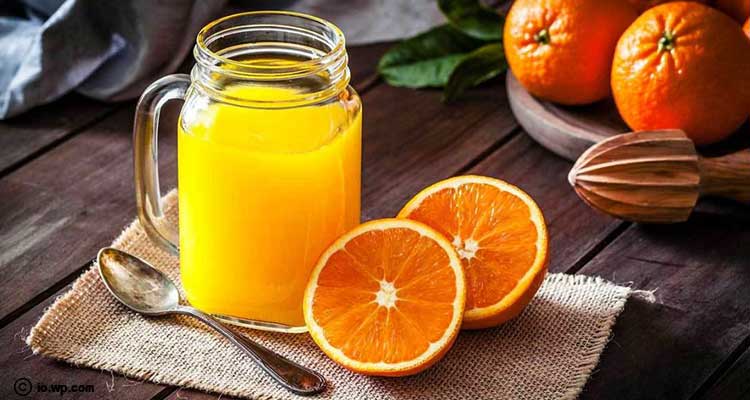 تخزين عصير البرتقال