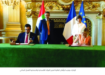 الإمارات وفرنسا توقعان اتفاقية لتعزيز فوائد العمل المناخي