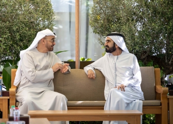 رئيس الدولة يلتقي أخاه محمد بن راشد في دبي