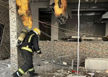 إصابة واحدة في انهيار سقف مطعم على رؤوس الزبائن في الكويت