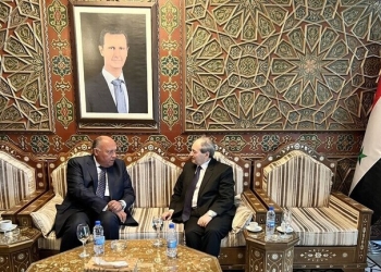 وزير الخارجية المصري يلتقي الأسد والمقداد في دمشق