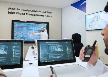 طرق دبي تدشن الغرفة المشتركة للتعامل مع تجمعات مياه الأمطار